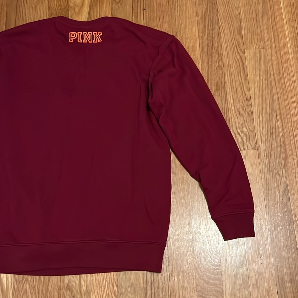 VS Virginia tech hokies Football Corset Lace Up Sweatshirt Red Limited SMALL - Picture 9 of 10